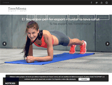 Tablet Screenshot of clubtorremirona.com